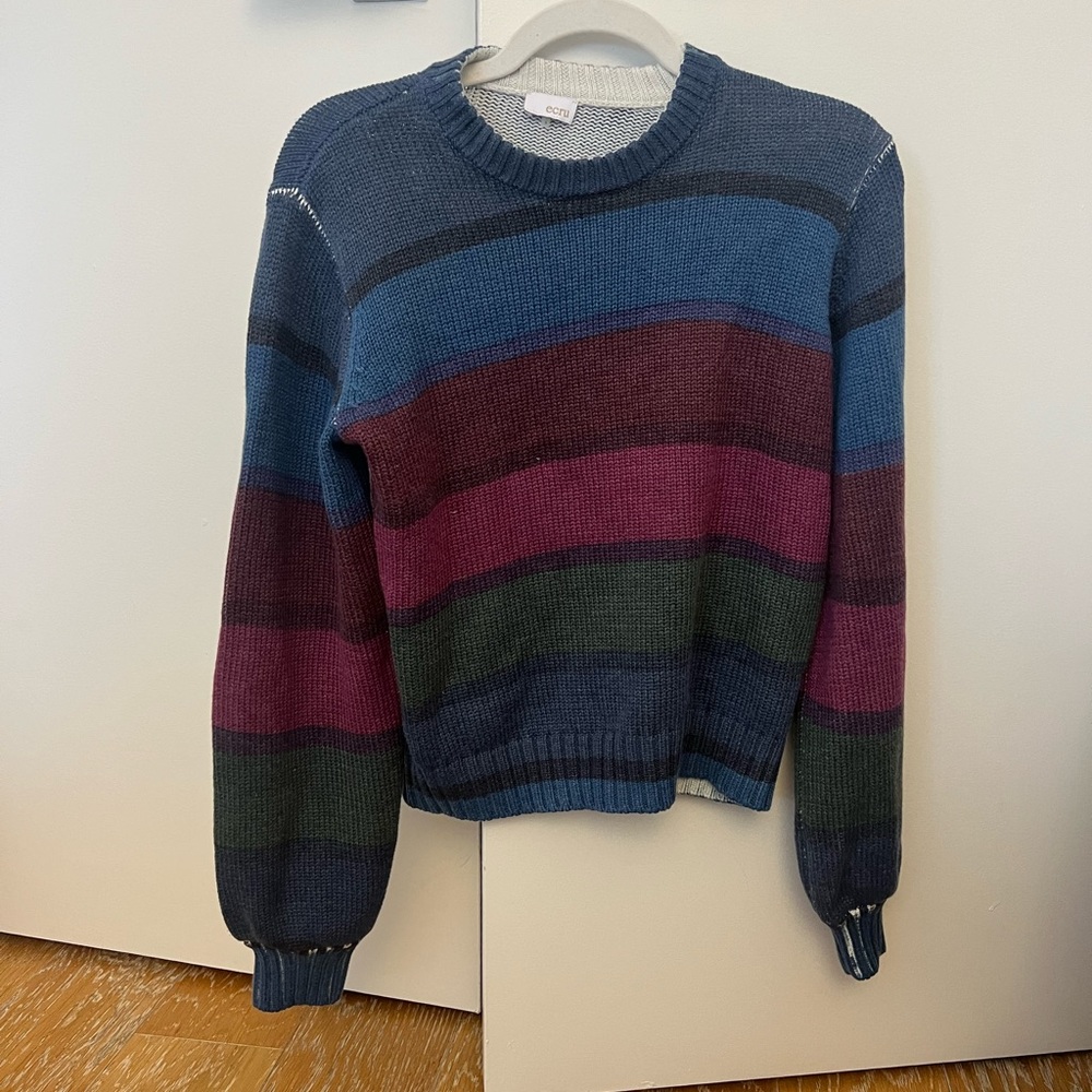 Warm color sweater